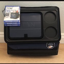 Titan 40 Cans Collapsible Cooler Bag, Newest Style, New With Tag Retails $66