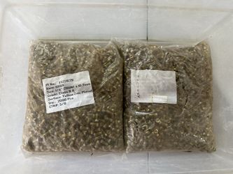 LOT OF 4000* Yellow Zinc Plated Slotted Screws 1/4”