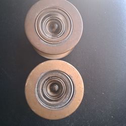2 Vintage Brass peepholes
