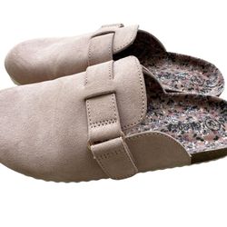 Cat & Jack Youth Girls' Blush Perry Soft Textured Slip-On Floral Clogs Size 2