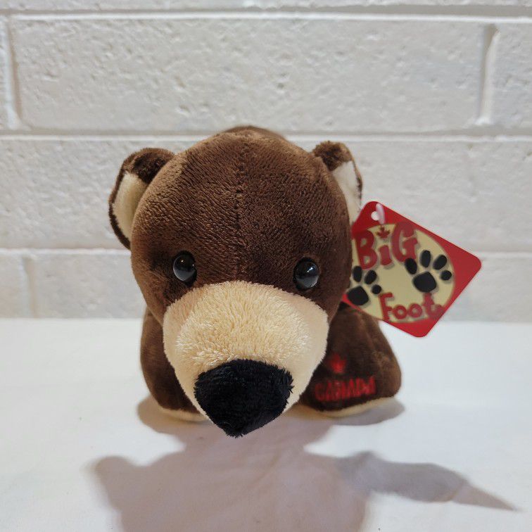 New with tag Big Foot stuffed plush bear - Canada