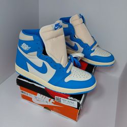 Nike Air Jordan 1 Retro High OG "Unc's" Re-imagined. Mens 10. Brand New. With Box