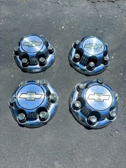 Set of 4 2000-2010 OEM Chevy Silverado 1500 Rim Center Hubcap Covers