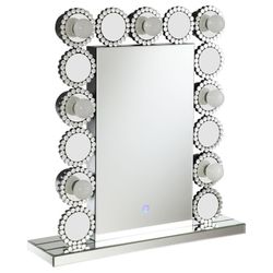 HOLLYWOOD GLAM LED LIGHT TABLE TOP MAKE-UP VANITY MIRROR - ESPEJO LUZ