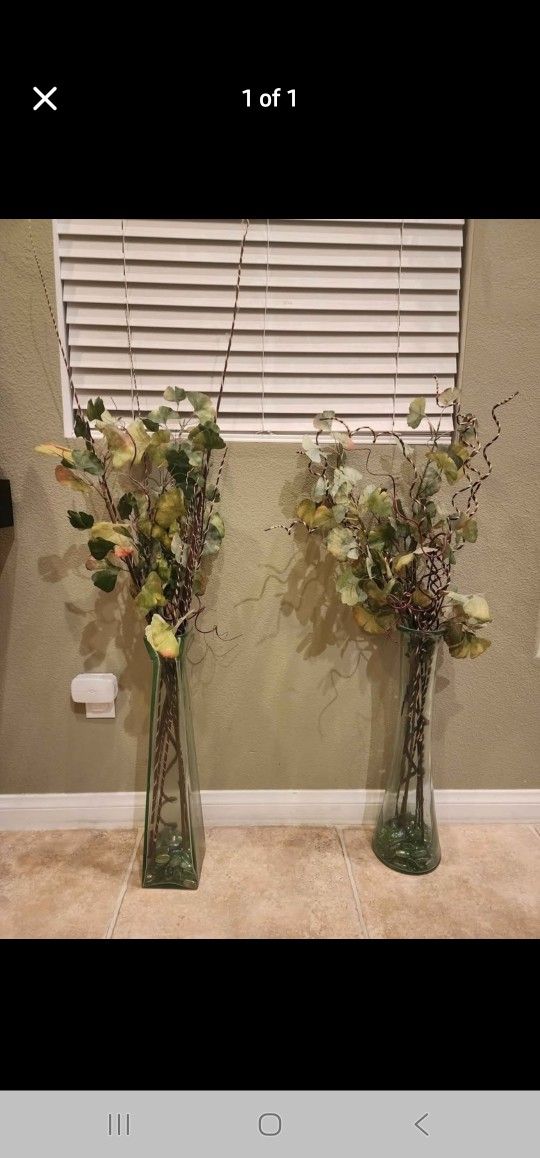 Vases With Greenery