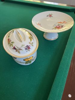 Beautiful Antique Floral China And Porcelain Serving Dishes