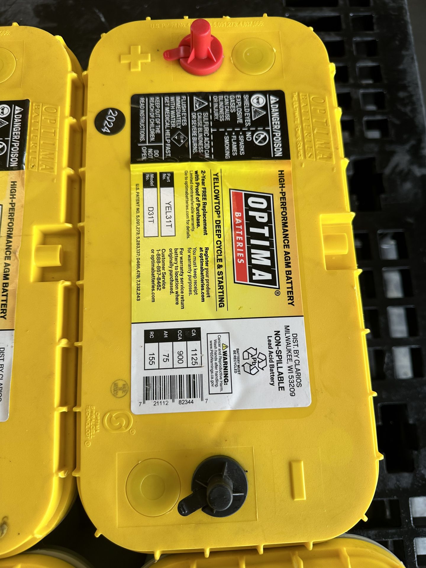 Optima Battery Group 31 / Commercial Battery’s 