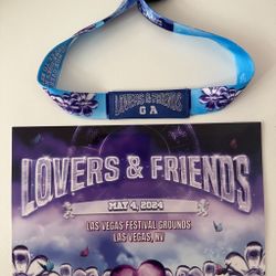 Lovers And Friends GA Ticket