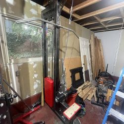 Custom Lat Pull-down/Cable Row Machine
