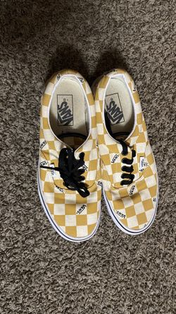 Mustard Yellow And White Shoes Men Size 7