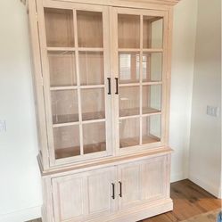 Magnolia Home Graylyn Hutch 61w 21D 90H Like New (two parts for moving)