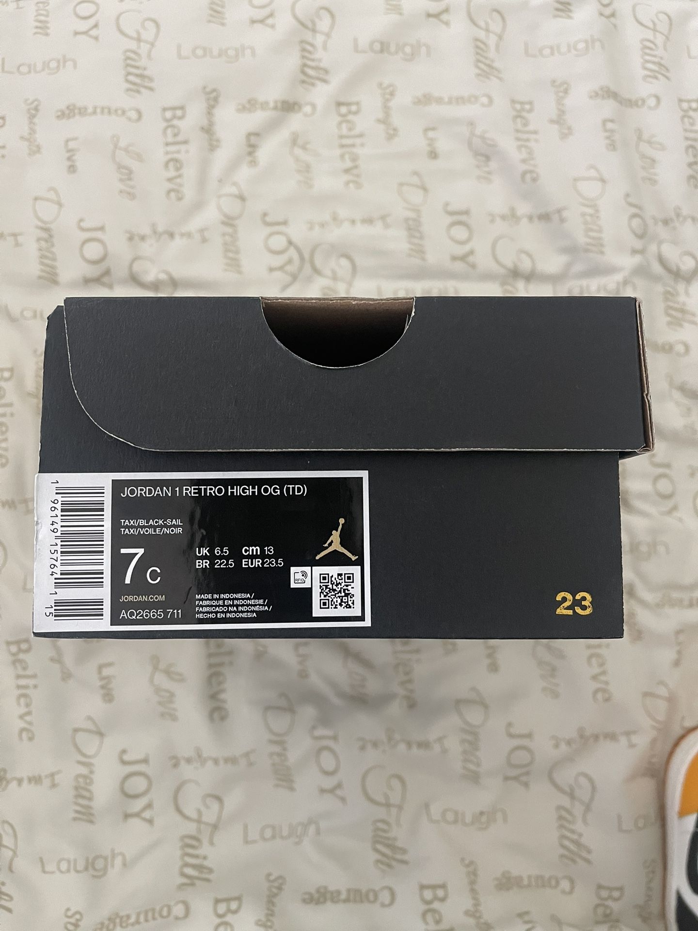 Toddler Retro 1 Jordans Taxi 🚕 