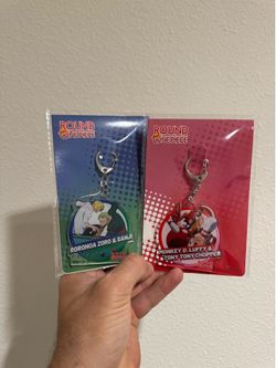 One piece x Round 1: Luffy & Chopper keychain