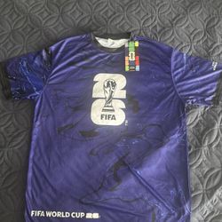 2026 Fifa World Cup Dri Fit Shirt Royal Blue Large