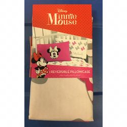 Minnie Mouse Reversible Pillow Case