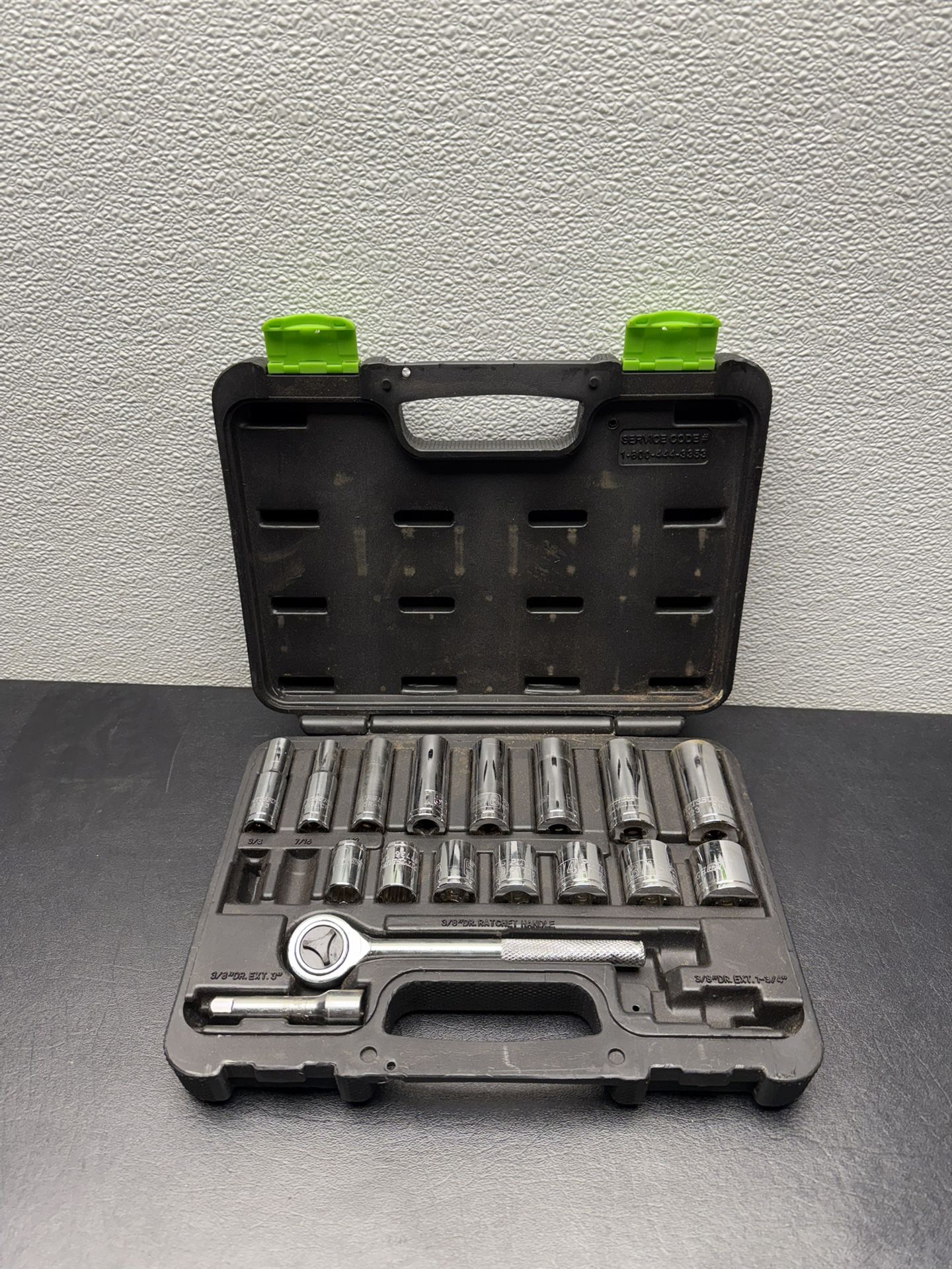 Pittsburgh 3/8 in. Drive Metric Socket Set