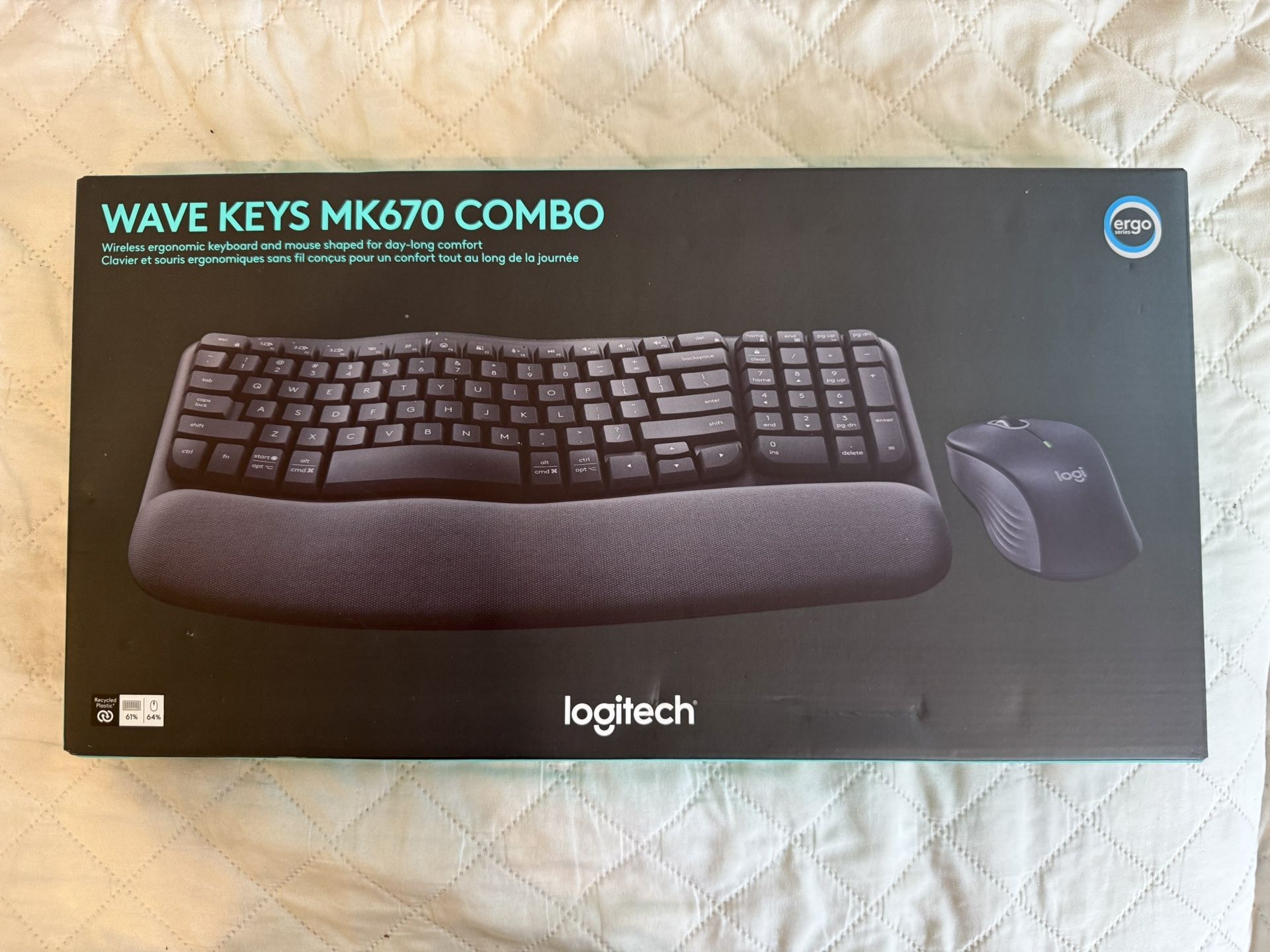 Brand New!! Wave Keys MK670 Combo