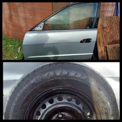 Honda Accord Driver Side Door And Rim Set