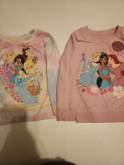 Disney Princess sweaters. Sizes 4T 