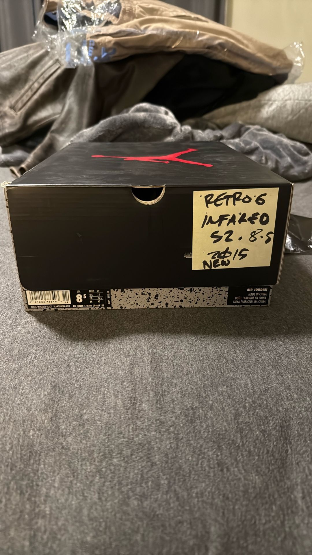 Jordan Retro 6 Sz8.5 Infrared 2015