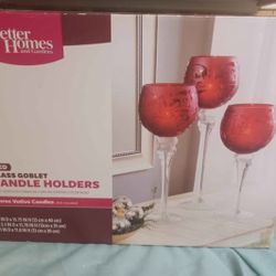 Better Homes Set Of 3 Candle Holders 