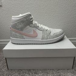 Jordan 1 Mid Lt Iron Ore
