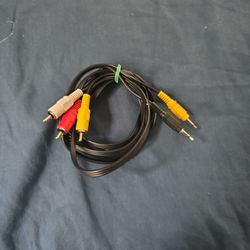 RCA- red, white, yellow to Audio