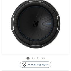 Kicker COMP Q 12" Subwofer In Ported Box.