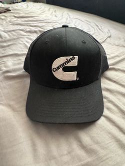 NEW! Cummins Baseball Hat Cap. ONE size: OSFM. Black/White. Polyester/Cotton. SnapBack Closure.