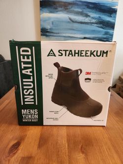 NEW IN BOX Men's Staheekum Insulated Winter Boots Brown Size 13 (SE San Diego)