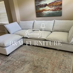 Brand New 4 Piece Cloud Sectional 