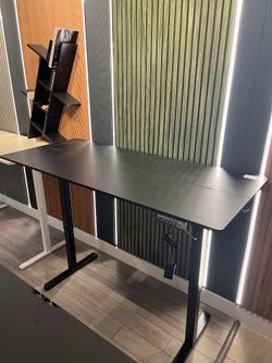 63’’ Standing desk Black Electric height adjustable desk home office desk