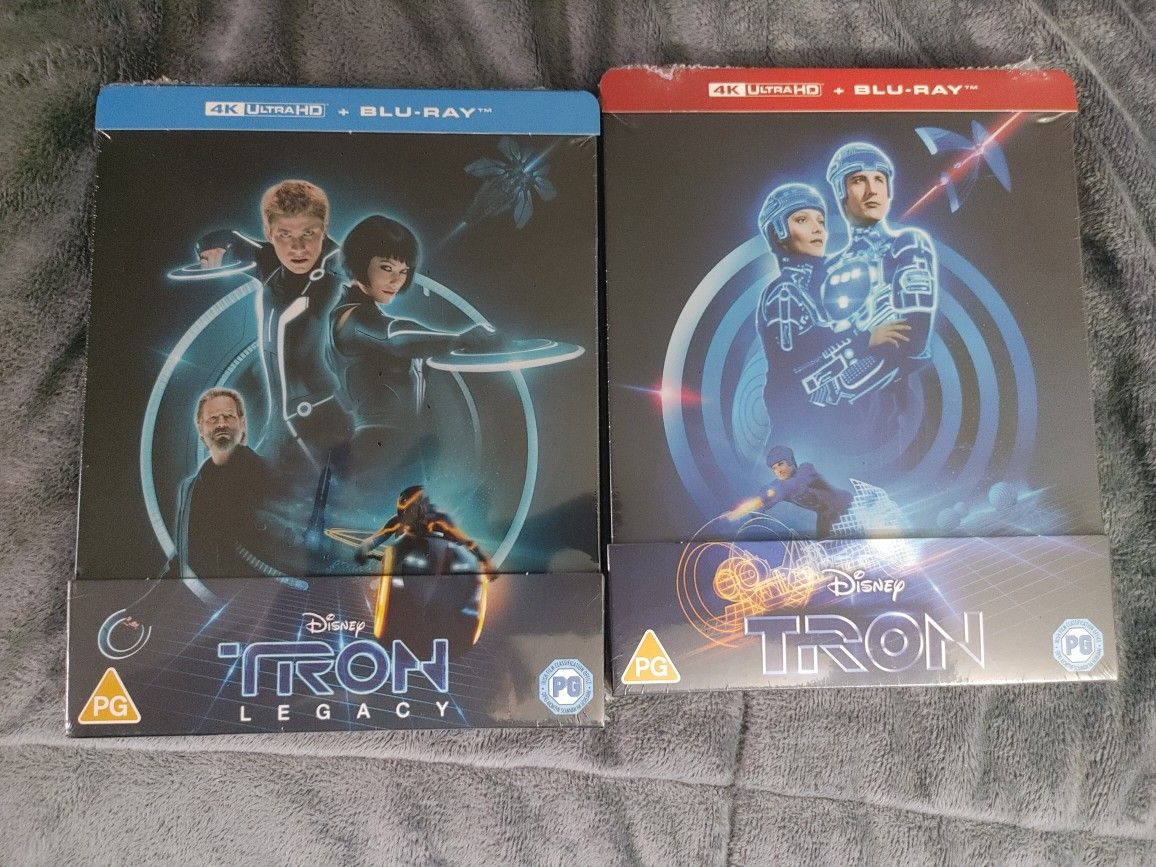 TRON 4K And TRON Legacy 4K steelbook limited edition