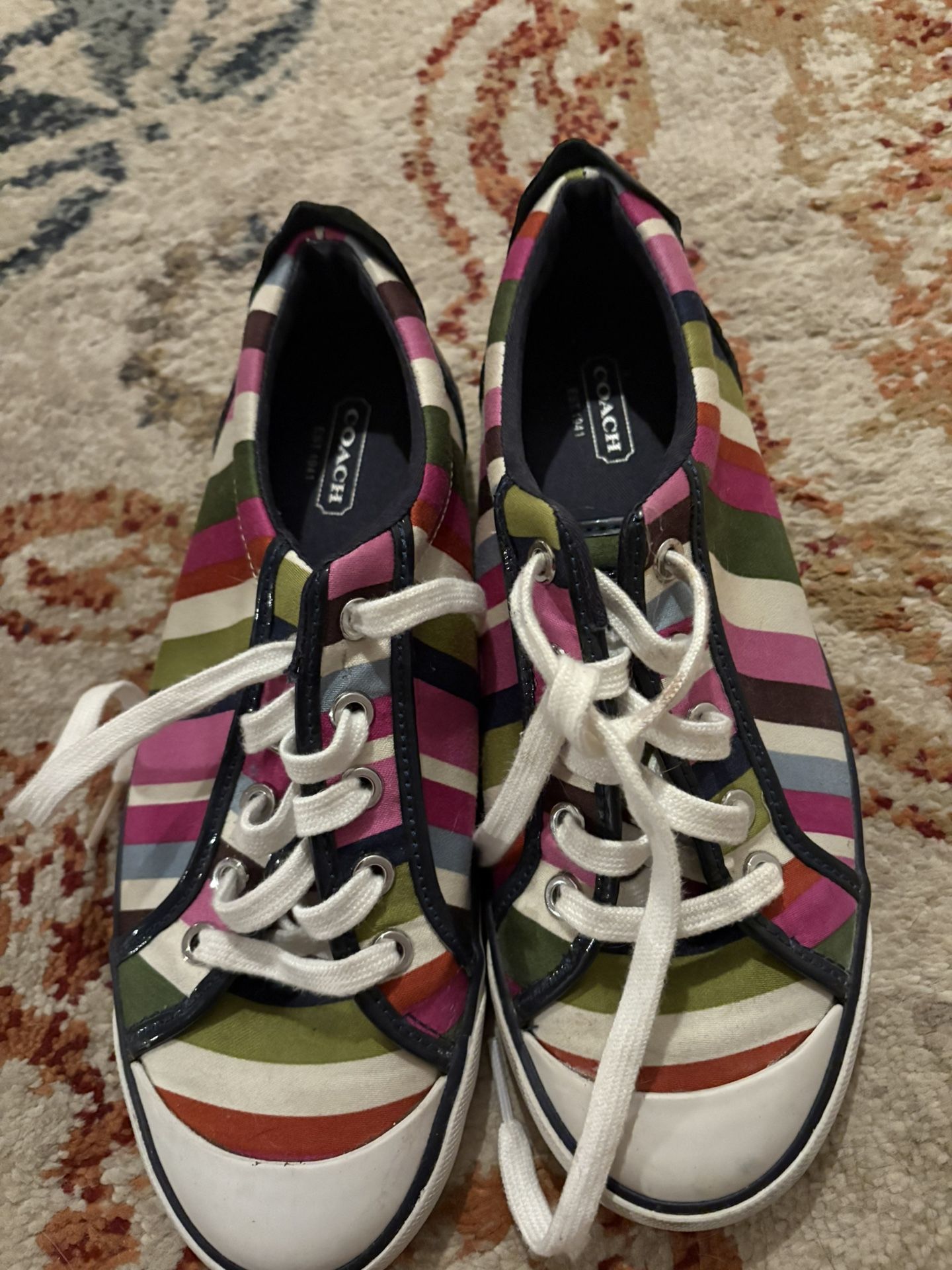 Ladies Coach Sneakers Size 8