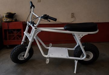 Mini bike frame comes with tires