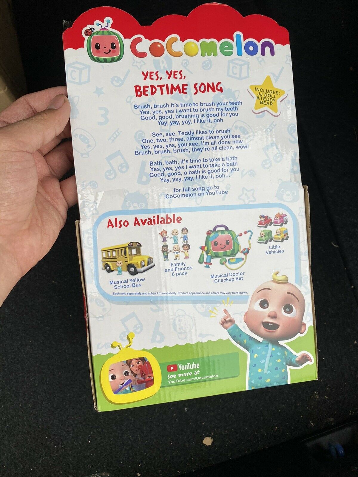 Cocomelon Roto JJ Doll Bedtime Soft 10" Plush Sing Toy Youtube