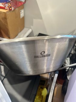 Ballington 25” Extra Large Stainless Steel Wok / Cazo – Heavy Duty