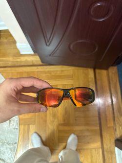 Orange sunglasses reflective