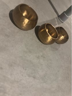 Gold napkin holders