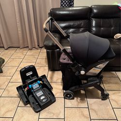 Evenflo Shyft DualRide Infant Car Seat and Stroller Combo, Beaufort