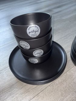 Handcrafted Bowls and Plate Sets 