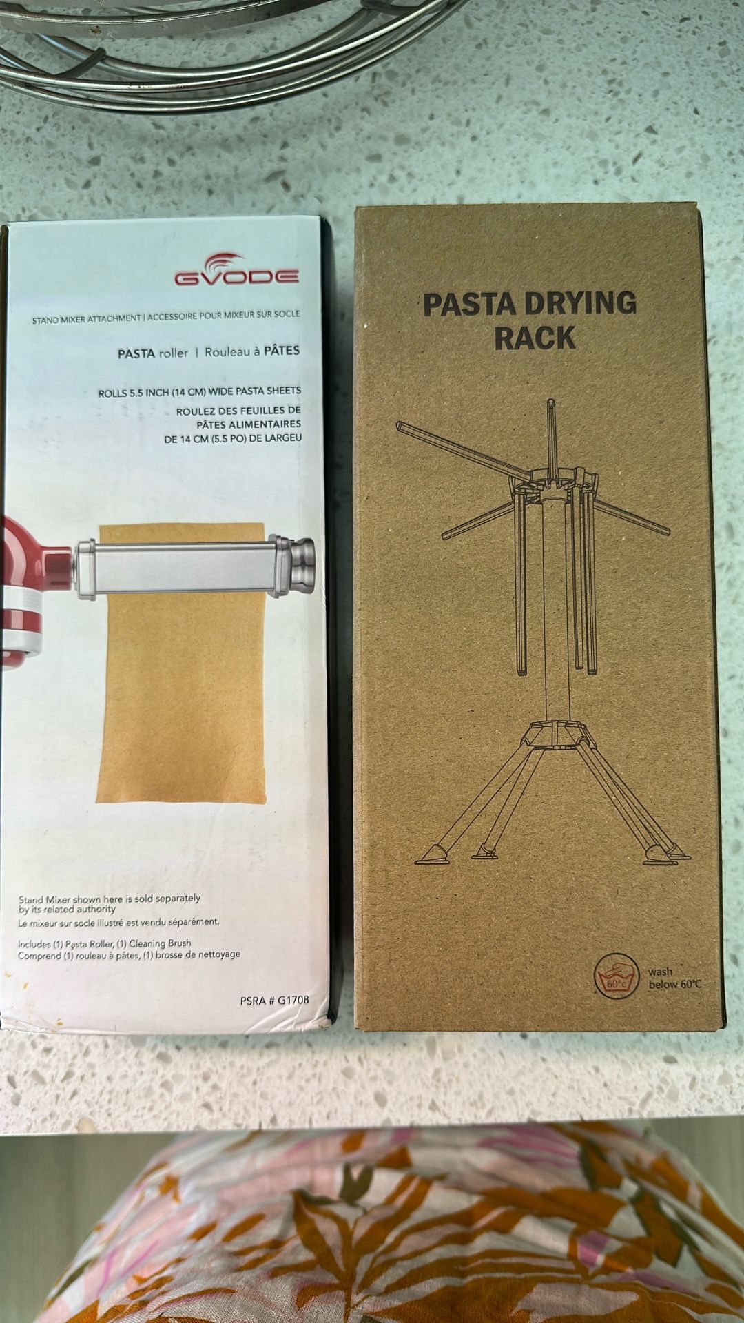 Stand Mixer Pasta Roller And Pasta Drying Rack
