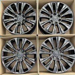 19” Lexus GX460 Factory Wheels Rims Gloss Black Exchange Only