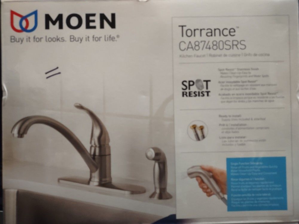 Moen Faucet W/Sprayer
