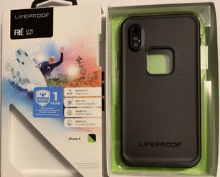 iPhone X LifeProof Frē Case - Black - New