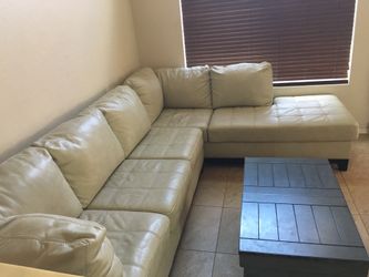 Cream color sectional