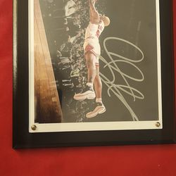 Dennise Rodman wooden plake  comes with certificate