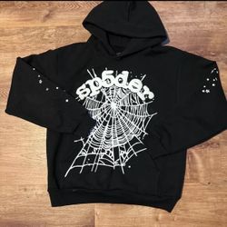 Spider/ Sp5der Black OG Web Hoodie