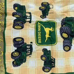 4 JOHN DEERE FABRIC PANEL PATTERNS LARGE