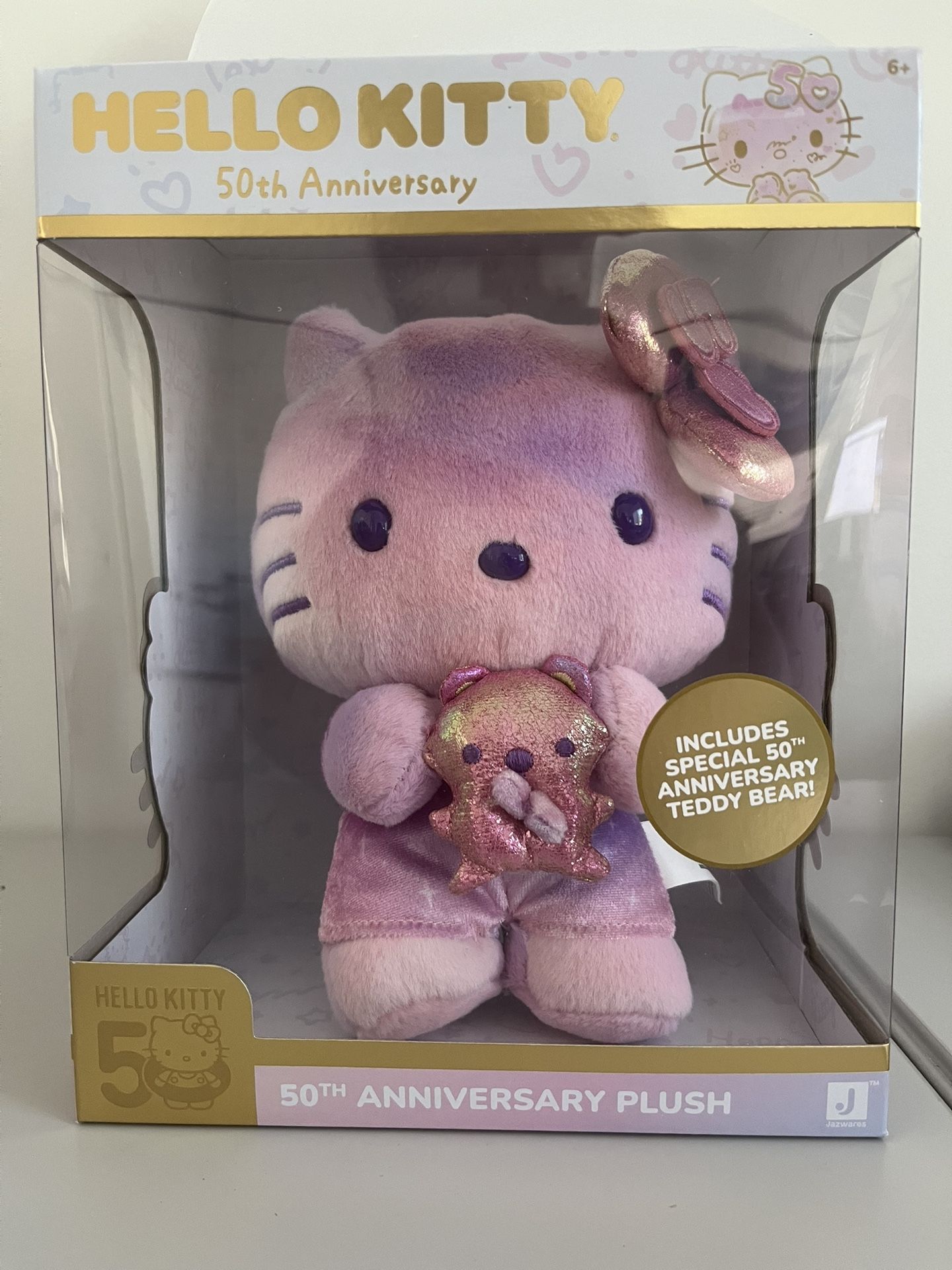 Jazwares - Hello Kitty and Friends, 50th Anniversary 8-inch Plush*NEW*SEALED*NIB